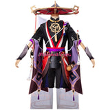 Genshin Impact San Bing Fatui Scaramucci Skirmish Cosplay Costume Full Set Clothes