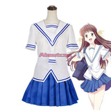 Fruits Basket Tohru Honda Cosplay Costume Uniform JK Girl School Uniform Sailor