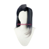 Valorant Viper Fade Cosplay Wig 50cm Long Heat Resistant Synthetic Wig