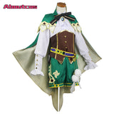 Genshin Impact Venti Cosplay Costume Dress Wig Headwear Cosplay Outfits God of Wind Barbato