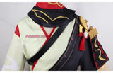 Genshin Impact Kaedehara Kazuha Cosplay Carnaval Samurai Kostuum Costume