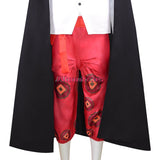 Onepiece RED Shanks Cosplay Costumes Full Set Cloak Shirt Pants Belt Clothes