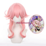 Genshin Impact Dori Cosplay Wig Cosplay Wig Women Pink 52cm Headwear