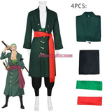 One Piece Roronoa Zoro Cosplay Costumes Kazunokuni Animation Exhibition Performance Clothing