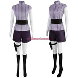 Hokage Hyuga Hinata Cosplay Costume Shirt Pants Belt for Women Halloween Party Carnival Costumes