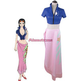 One Piece Miss·Allsunday Cosplay Costume Country Nico·Robin Top Skirts Suit