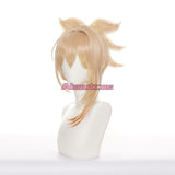 Genshin Impact Cosplay Wig Yoimiya Short Light Yellow Wig