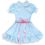 The Shining Twins Cosplay Costume Parent-child Clothing Dress Sweet Lace Girl Dress