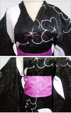 My Dress-Up Darling Kitagawa Marin Anime Cosplay Costume Dark Pattern Jacquard Kimono